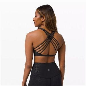 Lululemon black sports bra - size 4